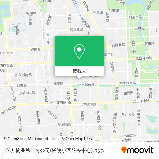 亿方物业第二分公司(塔院小区服务中心)地图