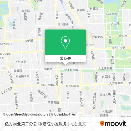 亿方物业第二分公司(塔院小区服务中心)地图