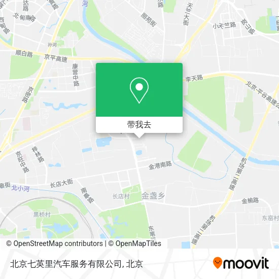北京七英里汽车服务有限公司地图
