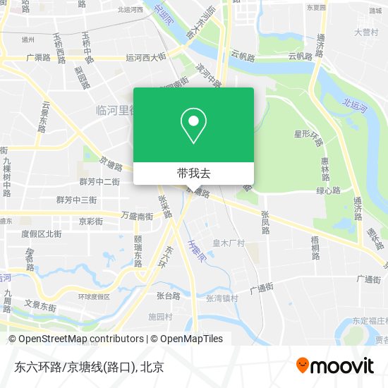 东六环路/京塘线(路口)地图