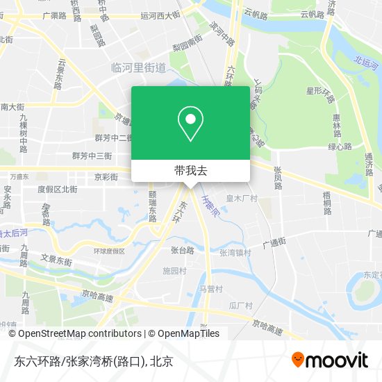 东六环路/张家湾桥(路口)地图