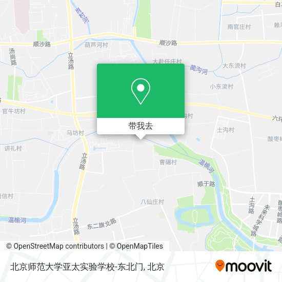 北京师范大学亚太实验学校-东北门地图
