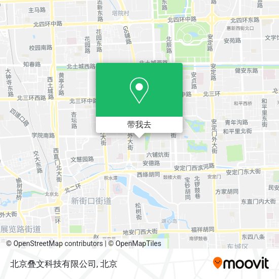 北京叠文科技有限公司地图