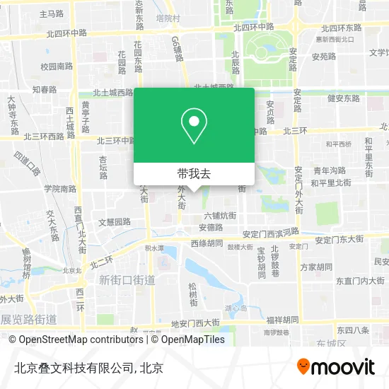 北京叠文科技有限公司地图