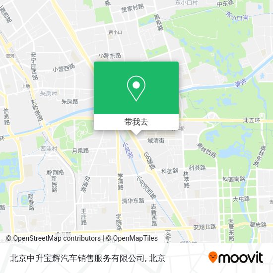 北京中升宝辉汽车销售服务有限公司地图