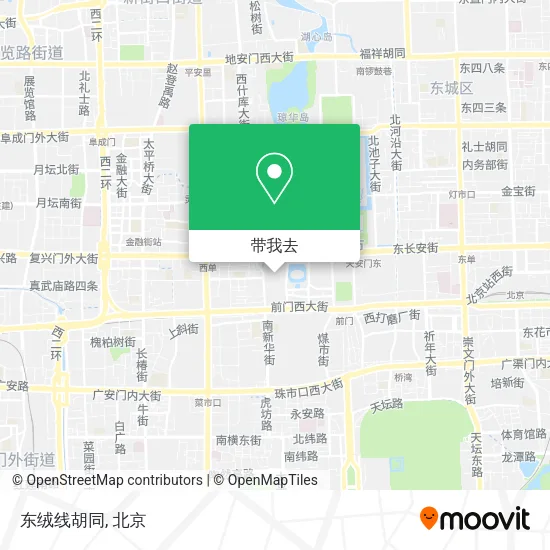 东绒线胡同地图