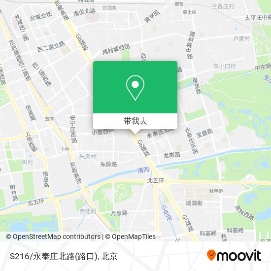 S216/永泰庄北路(路口)地图