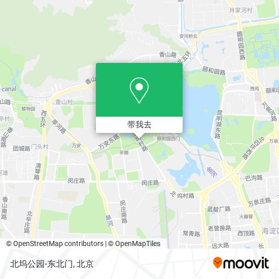 北坞公园-东北门地图