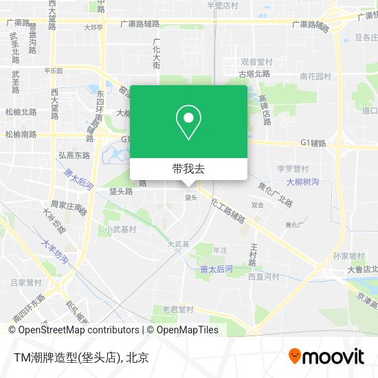 TM潮牌造型(垡头店)地图