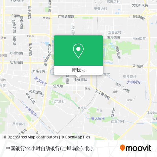 中国银行24小时自助银行(金蝉南路)地图