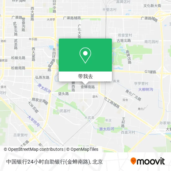 中国银行24小时自助银行(金蝉南路)地图