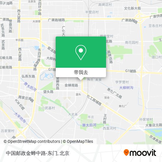 中国邮政金蝉中路-东门地图