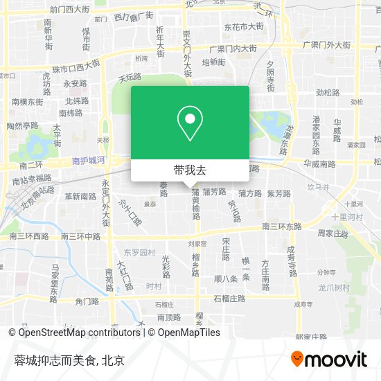 蓉城抑志而美食地图