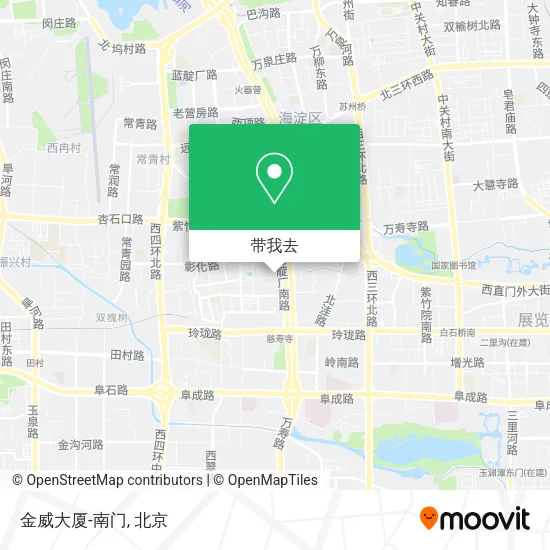 金威大厦-南门地图