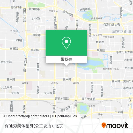 保迪秀美体塑身(公主坟店)地图