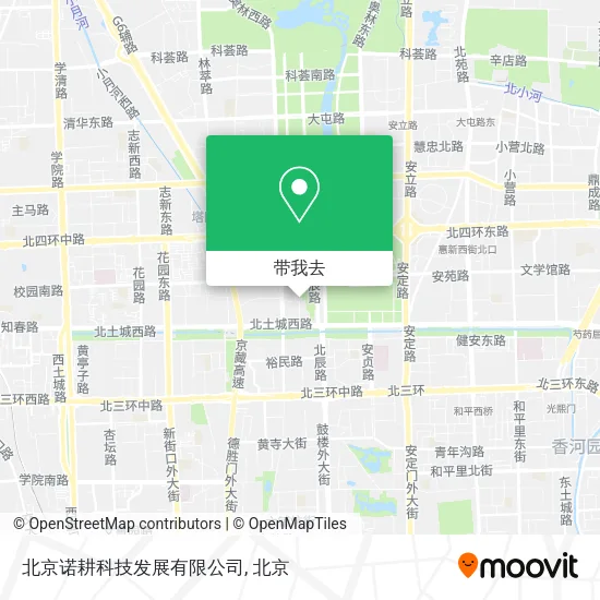 北京诺耕科技发展有限公司地图