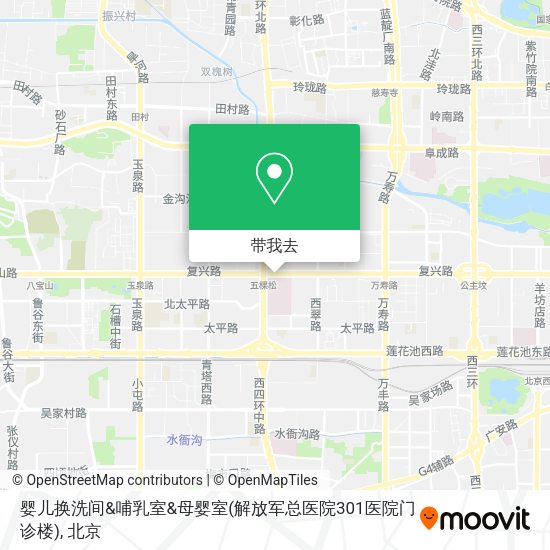 婴儿换洗间&哺乳室&母婴室(解放军总医院301医院门诊楼)地图