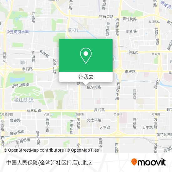 中国人民保险(金沟河社区门店)地图