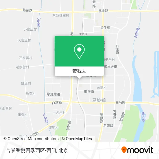 合景香悦四季西区-西门地图