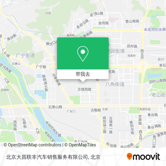北京大昌联丰汽车销售服务有限公司地图