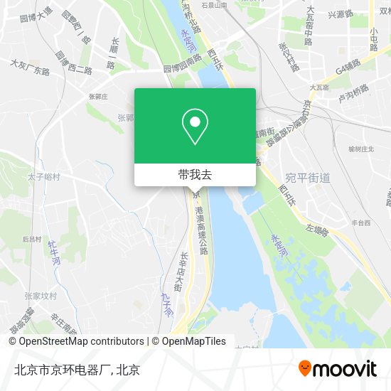 北京市京环电器厂地图