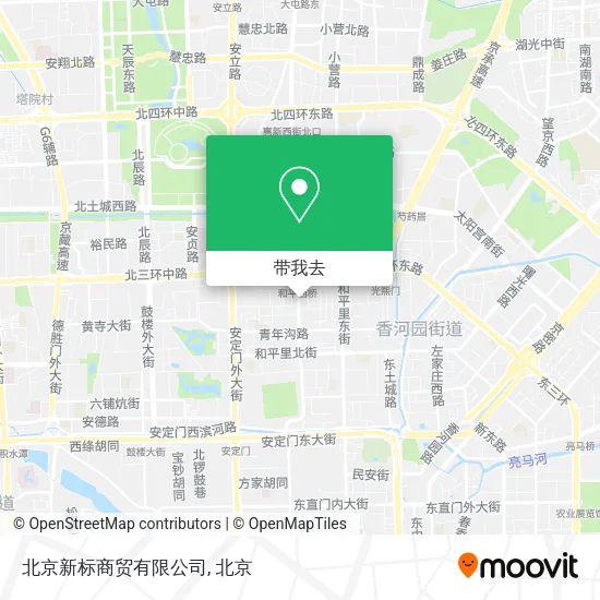 北京新标商贸有限公司地图