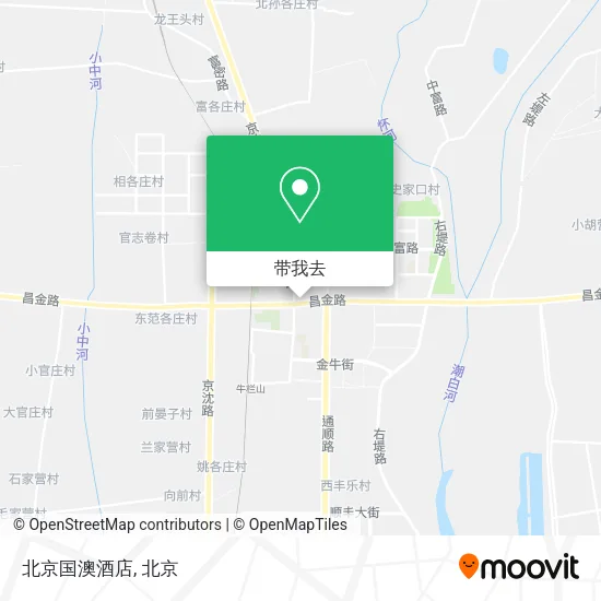 北京国澳酒店地图