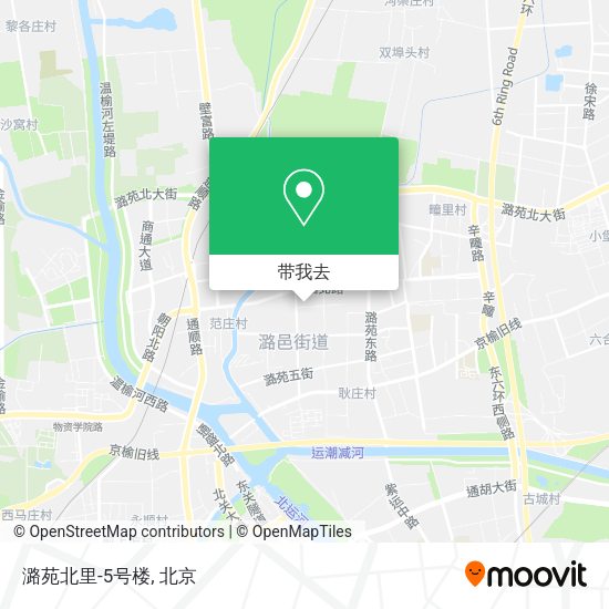 潞苑北里-5号楼地图