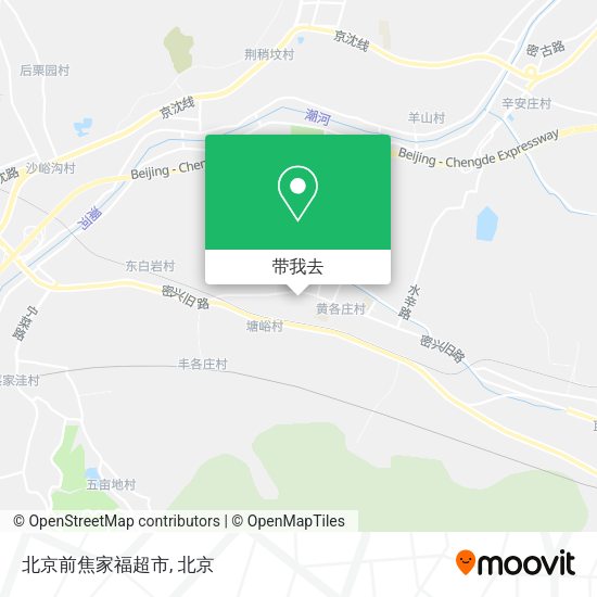 北京前焦家福超市地图