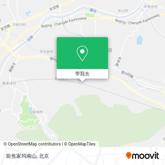 前焦家坞南山地图