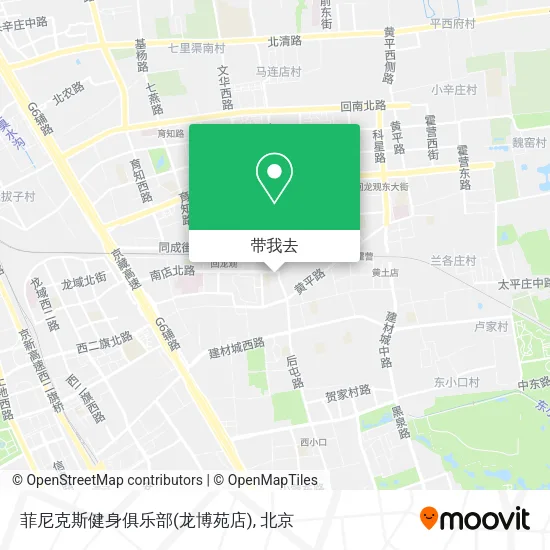 菲尼克斯健身俱乐部(龙博苑店)地图
