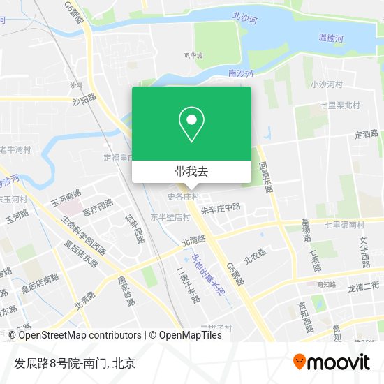 发展路8号院-南门地图