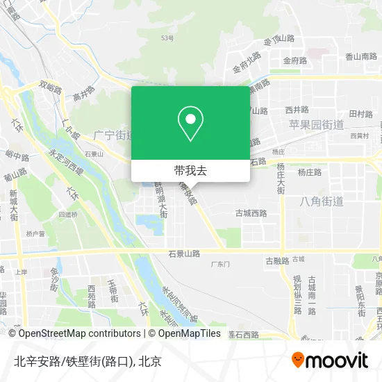 北辛安路/铁壁街(路口)地图