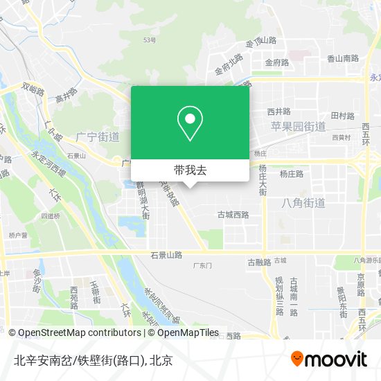 北辛安南岔/铁壁街(路口)地图