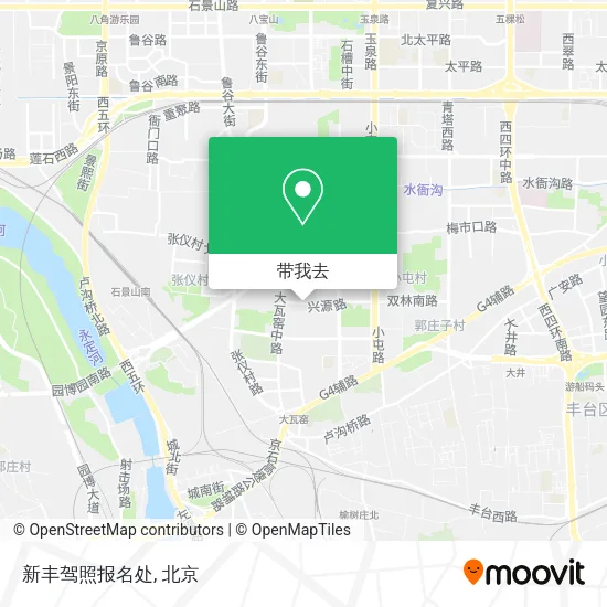 新丰驾照报名处地图