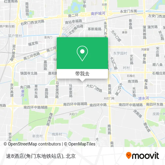 速8酒店(角门东地铁站店)地图