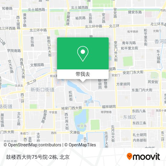 鼓楼西大街75号院-2栋地图