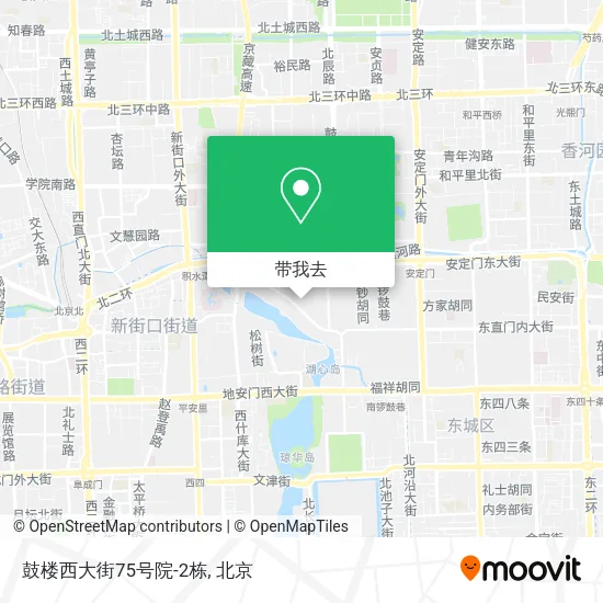 鼓楼西大街75号院-2栋地图