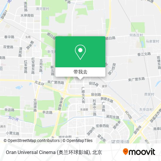 Oran Universal Cinema (奥兰环球影城)地图