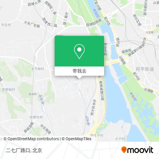 二七厂路口地图