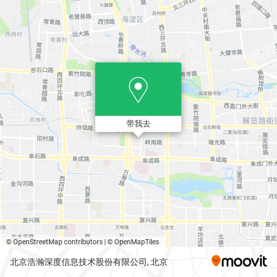 北京浩瀚深度信息技术股份有限公司地图