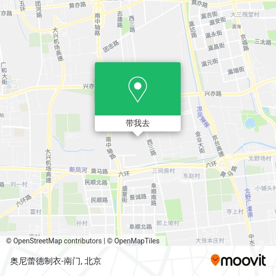 奥尼蕾德制衣-南门地图