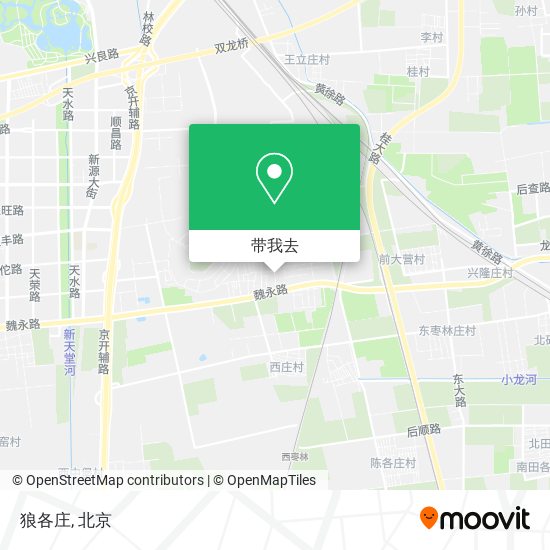 狼各庄地图