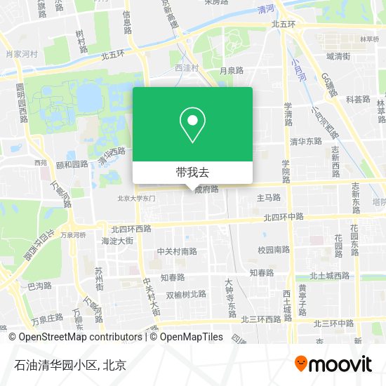 石油清华园小区地图