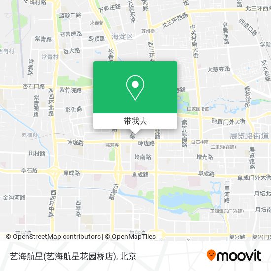 艺海航星(艺海航星花园桥店)地图