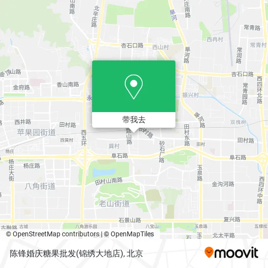 陈锋婚庆糖果批发(锦绣大地店)地图