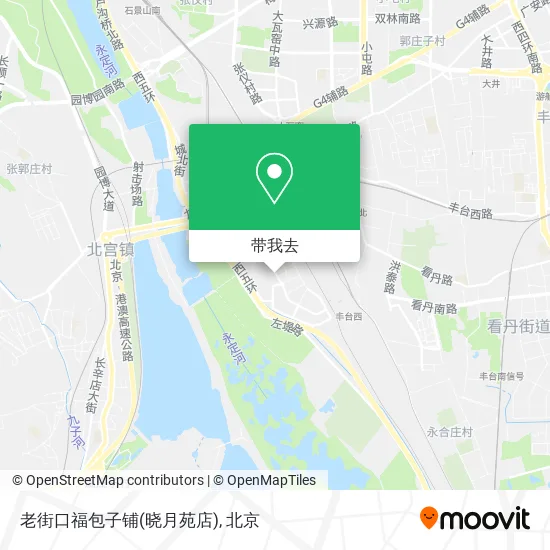 老街口福包子铺(晓月苑店)地图