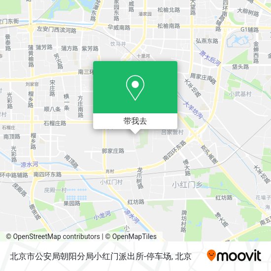 北京市公安局朝阳分局小红门派出所-停车场地图