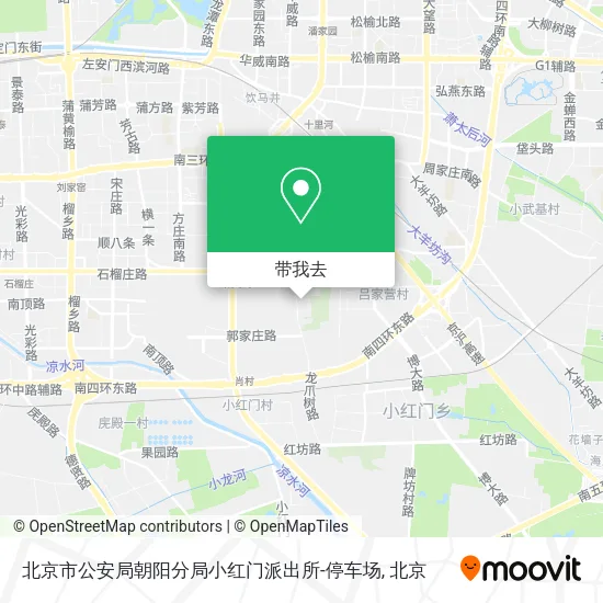 北京市公安局朝阳分局小红门派出所-停车场地图