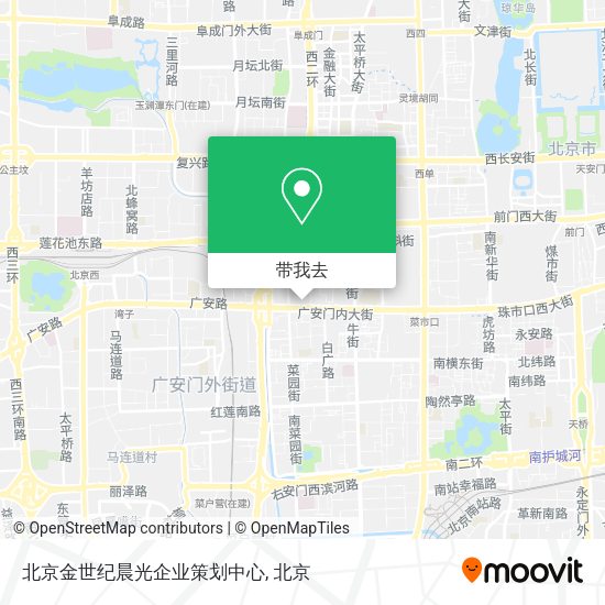 北京金世纪晨光企业策划中心地图